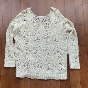 Urban Outfitters Cream Scoop Neck Sweater